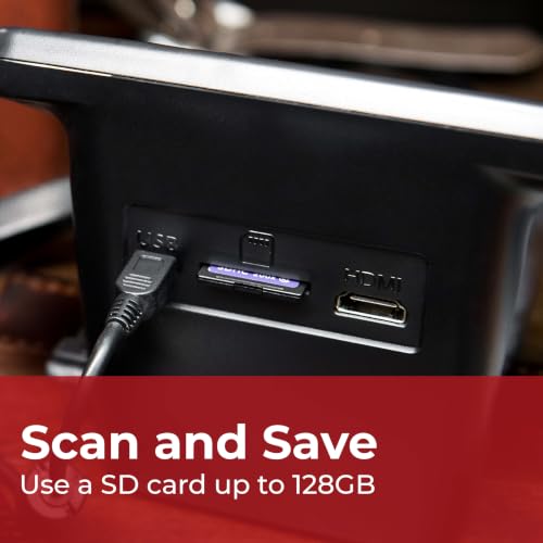 Image of Magnasonic All-in-One 22MP Film Scanner with Large 5 inch Display & HDMI, Converts 35mm /126 /110 /Super 8 Film & 135 /126 /110 Slides into Digital Photos, Built-in Memory (FS71)
