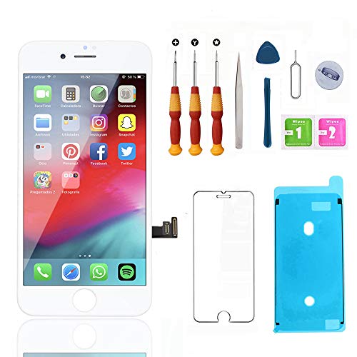 Swgrdin 3D Touch Screen Assembly for iPhone 8 Plus Screen Replacement White 5.5
