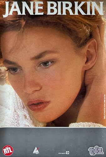 Affiche de collection Jane Birkin 1985 impression d'art 40x61