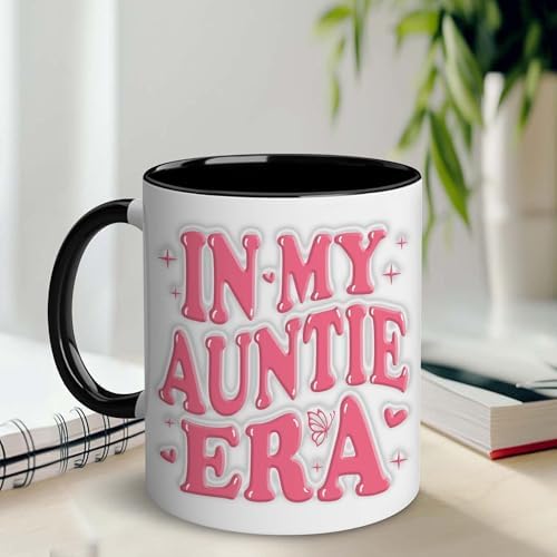 PENHAL Aunt Gifts - Valentine Gift for Aunt - Aunt Mug - In My Auntie Era Mug...