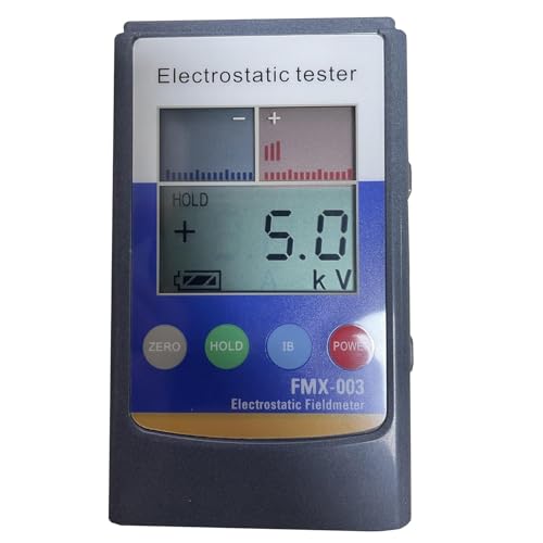 Image of FMX-003 Electrostatic Field Meter FMX003 ESD Tester Static Fieldmeter Electrical Voltmeter Detector Electricity Monitor