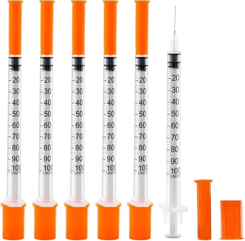 Image of U-100 1ml 30 Gauge 5 /16 inch Syringe, Individually Packed 20 PACK