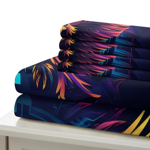 Ailes d'aigle housse de couette 3 pièces avec fermeture éclair invisible - 7