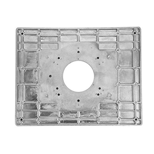 Trimmer machine de gravure plaque d'insertion aluminium pour table bois - 8