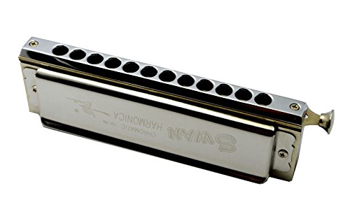 Swan, Harmonica chromatique 12 trous 48 sons Clé de Do W1248U - Les Beatles, Paul McCartney, John Lennon, RIngo Starr, George Harrison Swan, Harmonica chromatique 12 trous 48 sons Clé de Do W1248U – Image 4