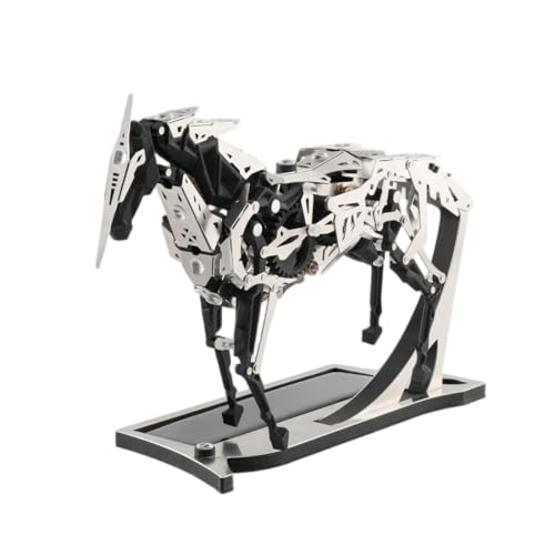 Puzzle de metal 3D Punkbuild, maqueta de caballo solar con 165 piezas exclusivas 4