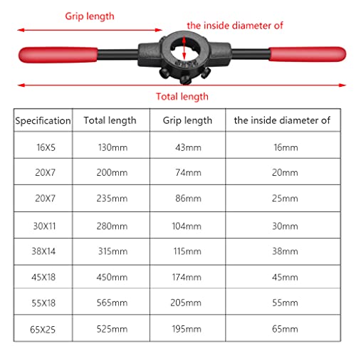 Outil de filetage circulaire extracteur de vis foirée avec guide réglable multi-tailles - 3