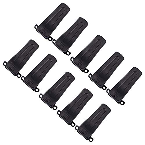 Socueny 10 pinzas originales para 888s pinzas de cinturón para -666S -888S Radio de 616 H-777 Accesorios de Talkie-talkie