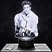Produktbild Nachttischlampe - Touch-Nachtlicht Elvis. P 3D-LED-Lampe Illusion, Geschenkidee Weihnachten Geburtstag Junge und Mädchen Nachttischlampe Kinder- oder Erwachsenenzimmer TOP