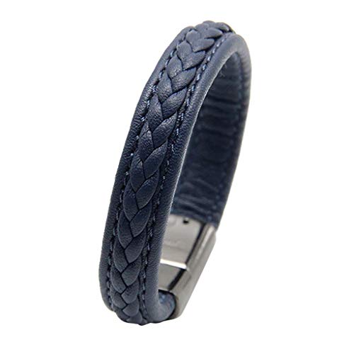 Preisvergleich Produktbild HETde Art- und Weiseunisexneue europäische und amerikanische Legierungs-magnetische Wölbung gesponnenes umsponnenes Armband