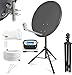 Digitale Camping Sat Anlage Spiegel 60 cm Single...