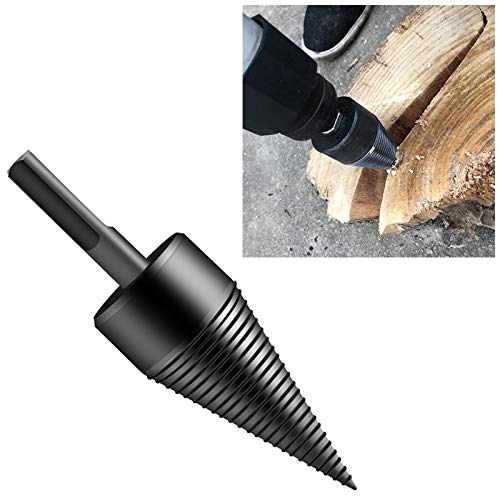 Fendre le bois sans effort avec ce foret hélicoïdal 42mm pour tournevis