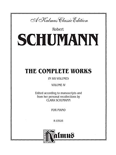 Schumann Complete Works Vol 4 édition de prestige pour collectionneurs - 4
