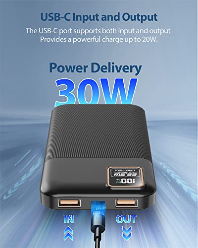 Power Bank, 22.5W Fast Charge Powerbank 10000mAh