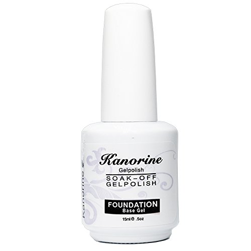 Kanorine Base Coat UV/LED Soak-Off Nail GelPolish Lacquer Manicure Base Coat (base coat-15ml)