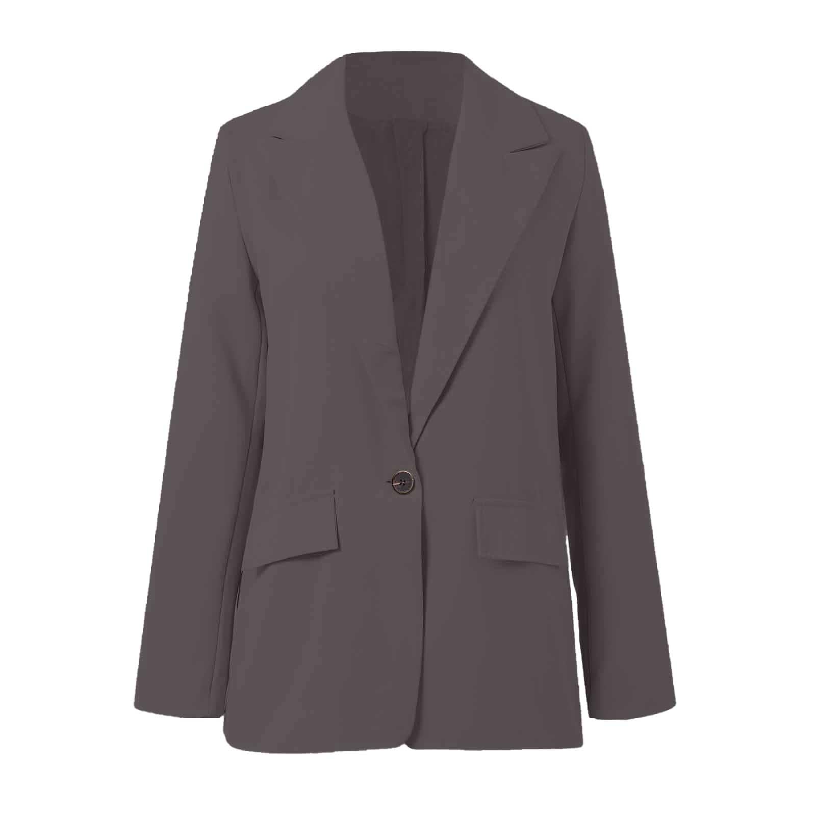 Longblazer Damen Elegant Longblazer Oversize Sportlich Große Größen Lang Blazer Mode Female Mit Tasche Festlich Blazer Jacke Für Die Arbeit, Businessjacke