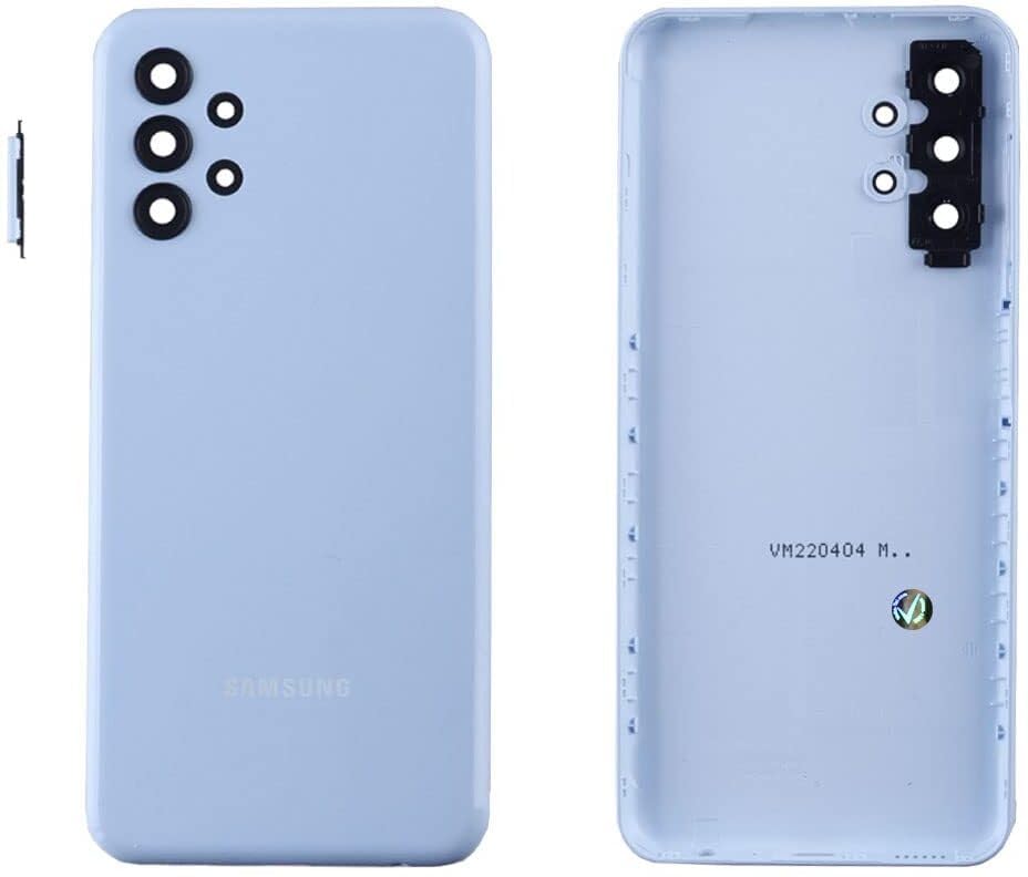HNVIEW Back Panel Back Cover Panel with Side Key Buttons and Camera Lens Frame Fitting Compatible for Samsung Galaxy A13 (Blue)-image-17