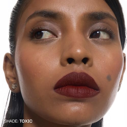 Image of Fae Beauty Lip Whip 12Hr Comfortable Matte Liquid Lipstick (10ml) | Waterproof | Long Wear | Non Drying | Soft Mousse Smudgeproof Formula | Vegan | With Moisture Lock Technology | Enriched with Vitamin E and Cherry Coffee - Toxic