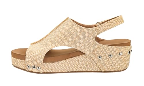 Image of Corkys Footwear Volta Wedge - Chic Elegance Meets All-Year Comfort with a 2-Inch Cork Heel and Marshmallow Insole for Stylish Everyday Wear and All-Day Comfort