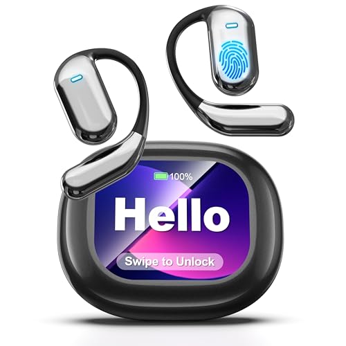 diujzld AI Real Time Language Translator Earbuds, AI Language Translator Earphone 3-in-1 Accents & Long Battery Life Translation Earbuds OWS 169 Languages & 8 Offline for Travel Business(Black)