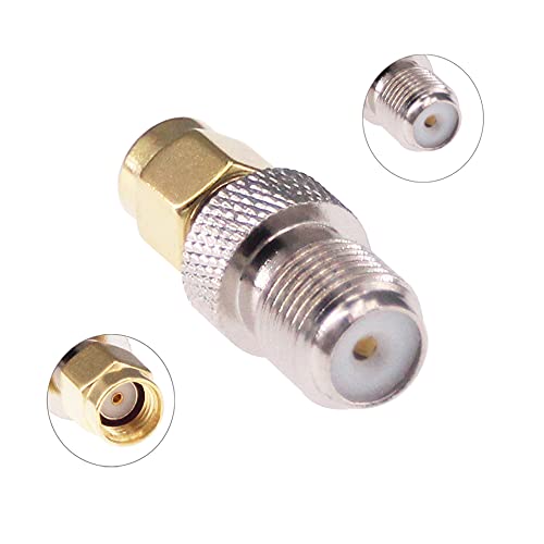 Adaptador RP-SMA Macho a F Hembra 5 piezas miniatura 6
