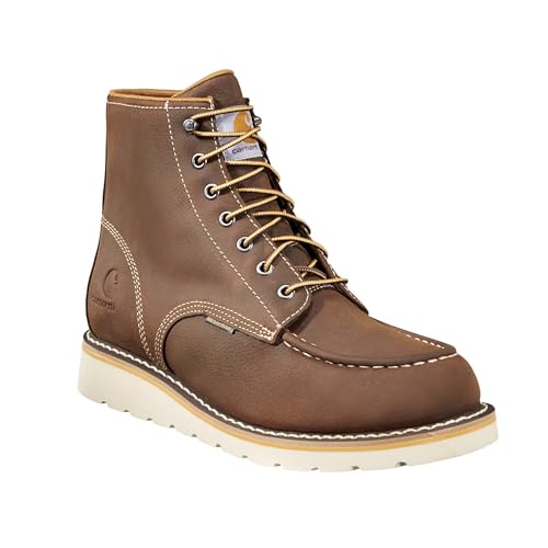 Image of Carhartt Men's Waterproof 6 inch Moc Steel Toe Wedge Work Boot