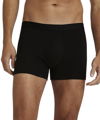 FALKE Herren Boxershorts Daily ClimaWool M Bx Wolle Lyocell schnelltrocknend 1 Stück, Schwarz Black 3000, 3XL