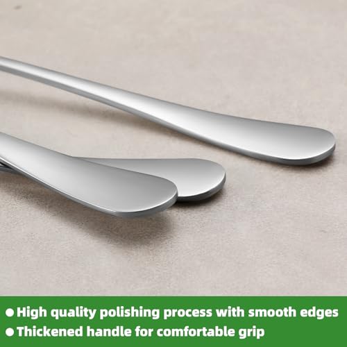 image for WISKEMA 12 Piece Dinner Forks Set, Food-Grade Stainless Steel Forks Si