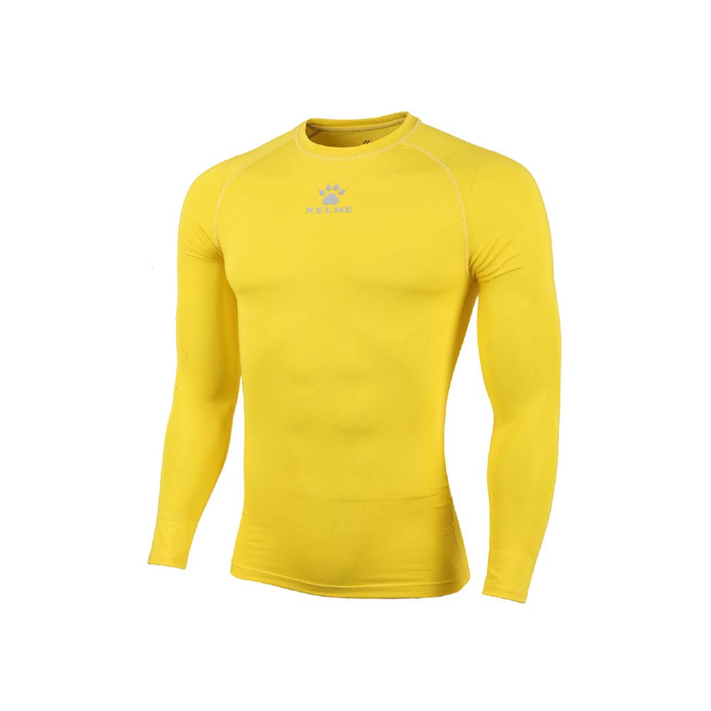 KELME Cool Dry Tight Compression Top, Men Long Sleeve Shirt Running