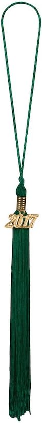 Elementary school Graduation Gown and Cap - Shiny (Forest Green, 4'3" - 4'5" (131cm - 138cm))