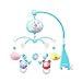 Produktbild kioski Bedside Bell mit Timing-Funktion Projektor und Lichter Baby Musical Krippe Mobile Baby Musik Rotierende Rassel Baby Spielzeug Neugeborenen Fernbedienung Bed Bell