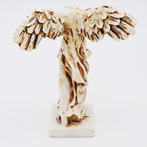 Image of Winged Victory of Samothrace Fish Tank Decorations Decor Sculpture Ancient Greece Reptile Turtle Lizard Spider Tanks Terrarium Statue Decor Ornament Pet Brown