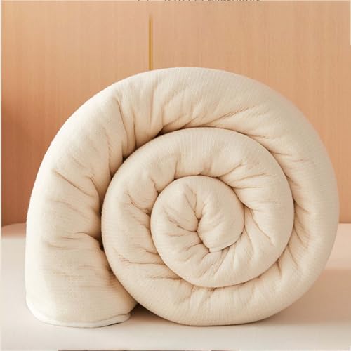 All Season Comforter, Soft Quilt Bedding Set, Warm Breathable Duvet, Lightweight Fluffy Blanket for Home, Cozy Hotel Collection Style, Box Stitch Design, Machine Washable Filling