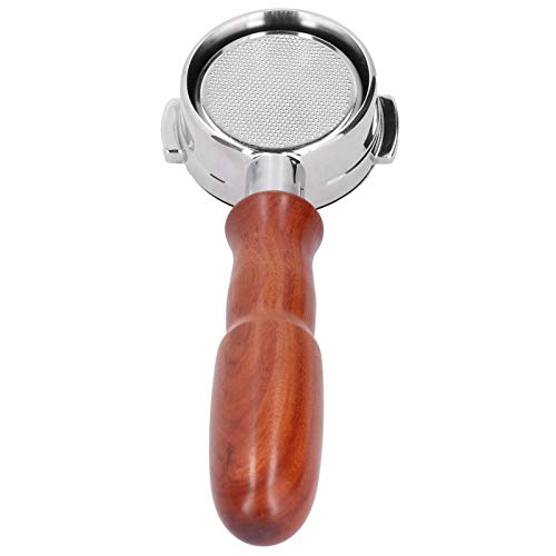 Pega de café sem fundo, porta-filtro de café, acessório de café durável, cor de madeira, café Escrit