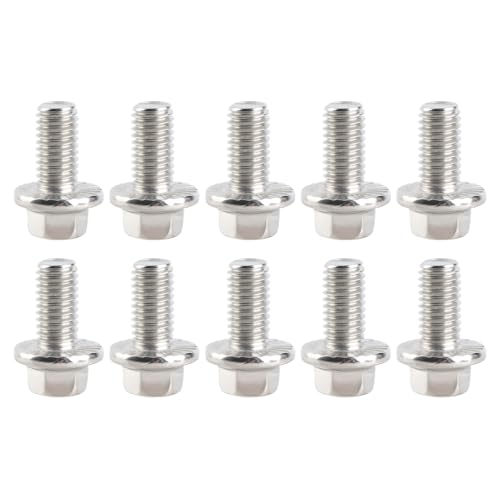 Tornillos autorroscantes con arandela acero inoxidable M8 x10