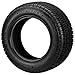 RM Cart 14-Spoke Black/Machined on 205/50-10 Deli Low Profile Tire (Set of 4), Golf Cart Tires and Wheels Combo, Fits Club Car & EZ-Go Carts