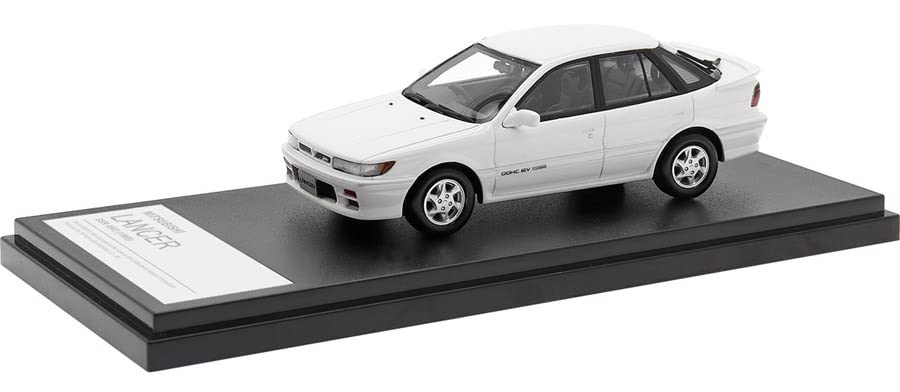 Hi Story HS372WH Mitsubishi Lancer GSR 4WD 1988 Sofia Blanc Miniature 1/43
