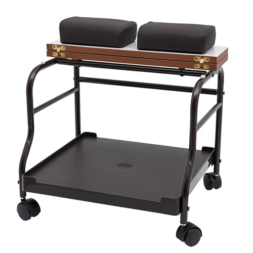 Carrito portátil con mesa para spa de pies