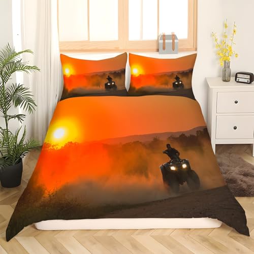Ensemble de literie 3 pièces en microfibre douce motif désert durable - 3