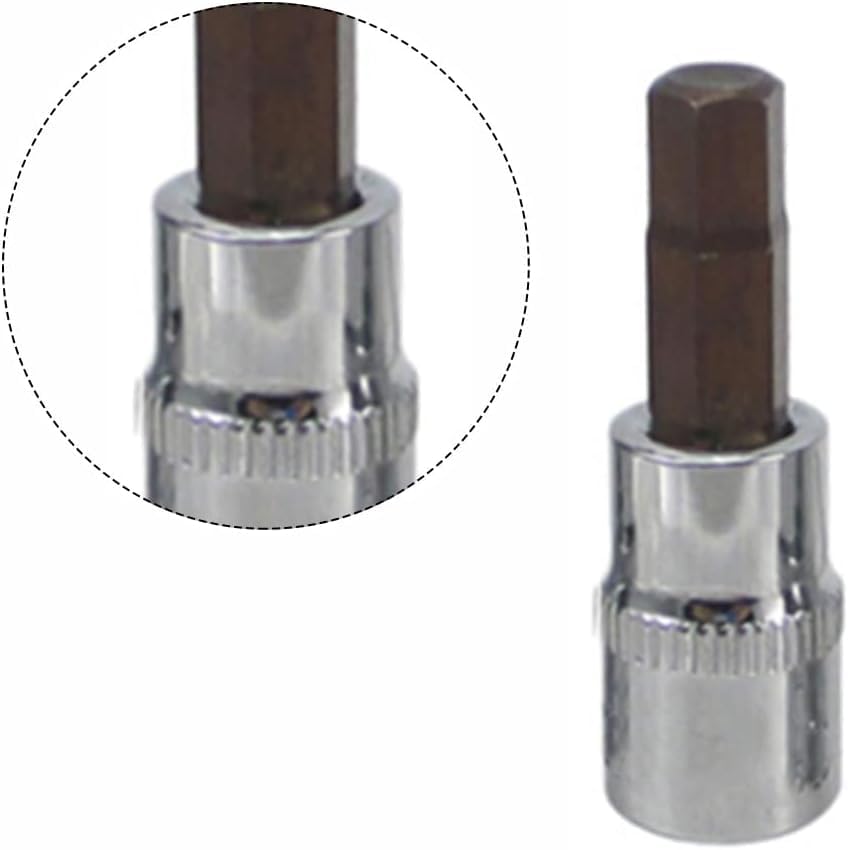 Miniatura 2 de VIGANI Puntas de destornillador, broca magnética, 2 piezas de 1.457 in 14 pulgadas Dr Hex Key Bit Socket Herramientas H2mm0.276 in para el hogar DIY