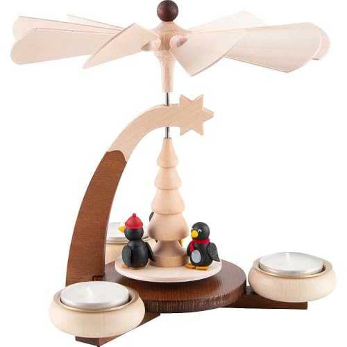 Erzgebirge Palast Ullrich Kunsthandwerk 1-stöckige Pyramide...