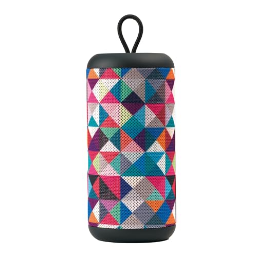 Music Sound - Speaker Vertical Enceinte Bluetooth 5.0 Portable 5 Watts de Puissance Emplacement Micro SD Portée 10Mt. Autonomie Batterie 4h et Charge 1,5h Fantasy...