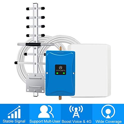 ANNTLENT Amplificador señal movil,Amplificador 4g 2600 MHz repetidor gsm 900 MHz para telefono movil Mejorar la Llamada de Voz y los Datos 4G