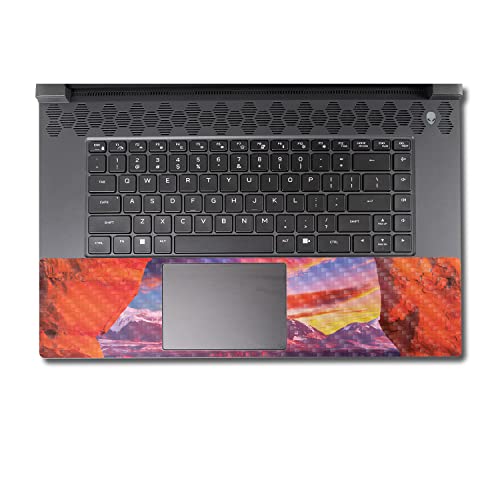 Image of MightySkins Carbon Fiber Skin Compatible with Alienware M17 R5 (2022) Full Wrap Kit - Vibrant Arch | Protective, Durable Textured Carbon Fiber Finish | Easy to Apply & Change Styles | Made in The USA