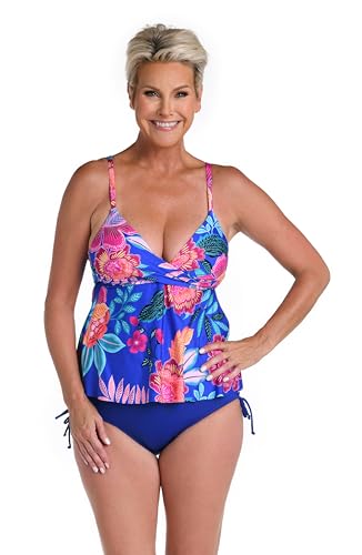 おーしゃん Amazon.com: 24th & Ocean Women's Twist Front Flyaway Tankini