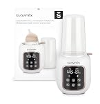 Suavinex, 2 in 1 Bottle Warmer and Sterilizer. 5 Modes: Defrosting, Quick Mode, Heats Small Pots, Water Bath and Sterilization, for Breast Milk or Powder, Automatic Shut-Off, White