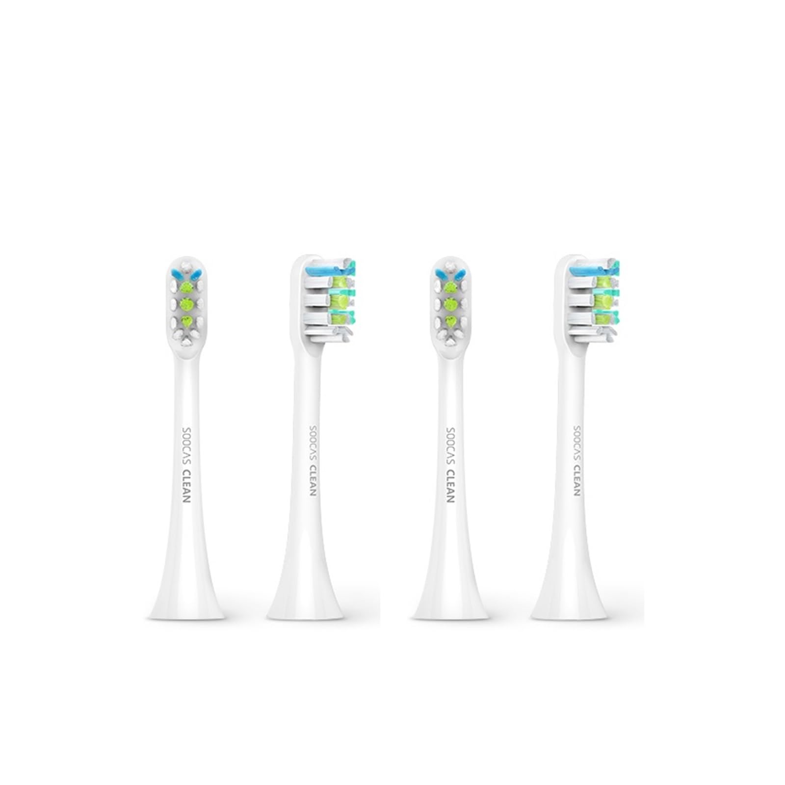 tianwandong Wymienne końcówki szczoteczki sonicznej X1 X3 X3U X5(White 4 pcs)