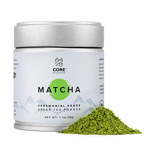 Organic Matcha Green Tea Powder 30 g (1.1 oz) | Ceremonial Grade Matcha |Premium First Harvest Japanese Origin| USDA Organic | Non - GMO | Energy and Metabolism Booster