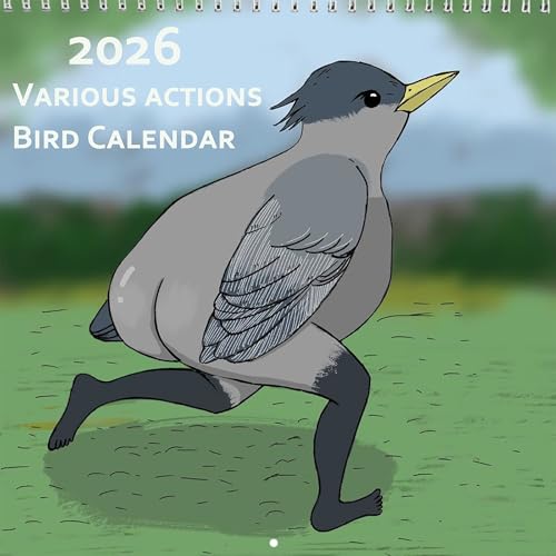 2026 Wall Calendar,Funny Calendar 2026-8.26" x 16.5" (Open) | Christmas Gag Gift & Ideal White Elephant Gift for Adults