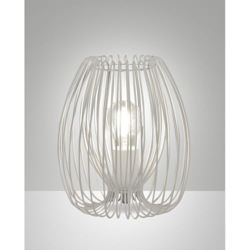 Fabas Luce Camp Tischleuchte E27 1X40W Metall weiß